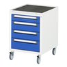 Rau Schubladenschrank E-3-4-mobil BxTxH 490x600x690mm