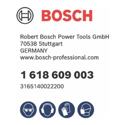 Bosch Werkzeughalter für Stocker- und Stampferplatten Gesamtlänge: 220 mm