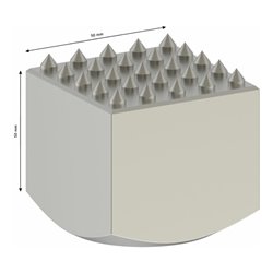 Bosch Hartmetallstockerplatte 50 x 50 mm 5 x 5