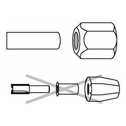 Bosch Spannzange 3/8', 27 mm