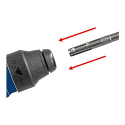 Bosch Winkelbohrkopf für leichte Bohrhämmer mit SDS plus Werkzeughalter 43 mm