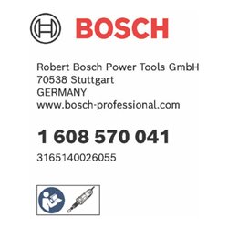 Bosch Spannzange mit Spannmutter 8 mm für Bosch-Geradschleifer passend zu GGS 16