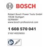 Bosch Spannzange mit Spannmutter 8 mm für Bosch-Geradschleifer passend zu GGS 16