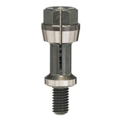 Bosch Spannzange mit Spannmutter 1/4', für Bosch-Geradschleifer passend zu GGS 16
