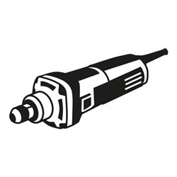 Bosch Spannzange mit Spannmutter 1/4', für Bosch-Geradschleifer passend zu GGS 16