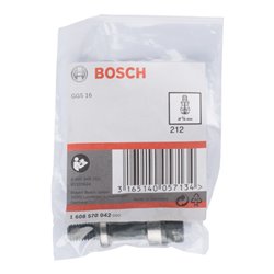 Bosch Spannzange mit Spannmutter 1/4', für Bosch-Geradschleifer passend zu GGS 16