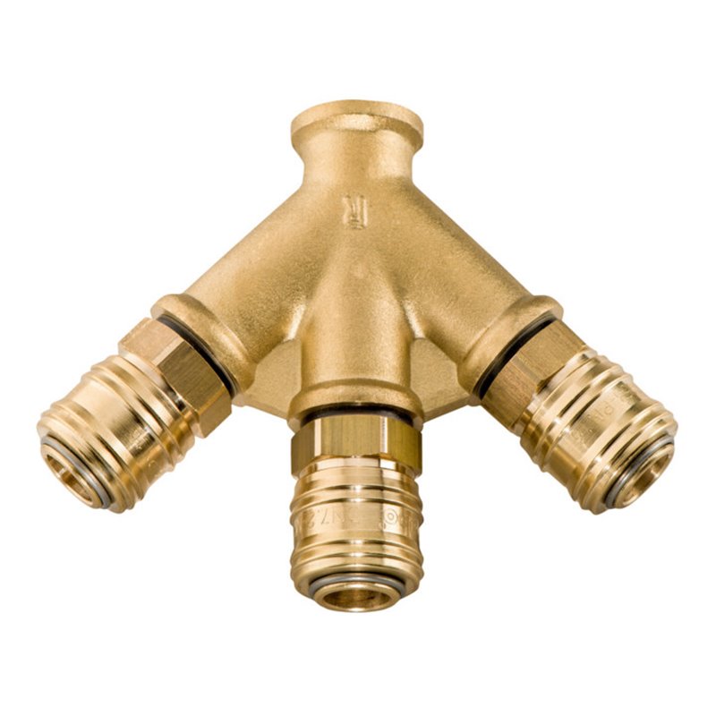 Metabo Druckluftverteiler Euro, 3-leitig