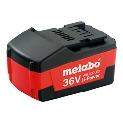 Metabo Li-Power Akkupack 36 V - 1,5 Ah, Compact, 'AIR COOLED'