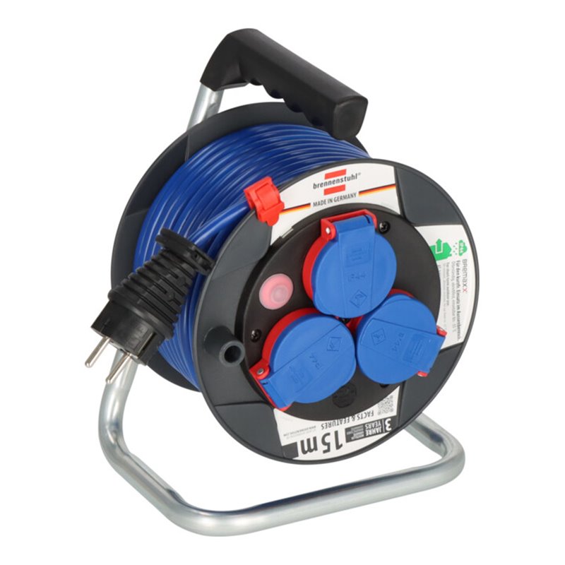 Garant Kompakt IP44 Kabeltrommel 15m AT-N05V3V3-F 3G1,5 blau