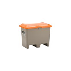 CEMO Streugutbehälter Plus3 unterfahrbar ohne Entnahme grau/orange