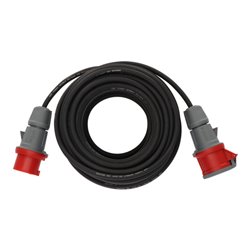 CEE Verlängerungskabel IP44 30m schwarz H07RN-F 5G1,5 5-polig