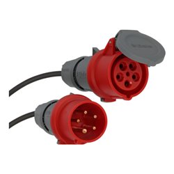 CEE Verlängerungskabel IP44 30m schwarz H07RN-F 5G1,5 5-polig