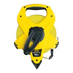 Stanley Bandmaß PowerWinder Fiberglas 60m