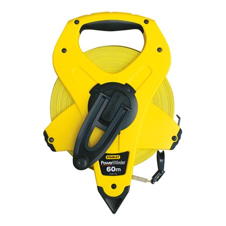 Stanley Bandmaß PowerWinder Fiberglas 60m