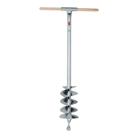 Idealspaten Handerdbohrer mit Stahlrohrstiel 150 mm