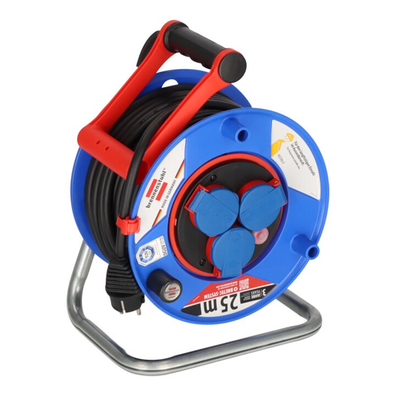 Garant Bretec IP44 Gewerbe-/Baustellen-Kabeltrommel 25m H07RN-F 3G1,5