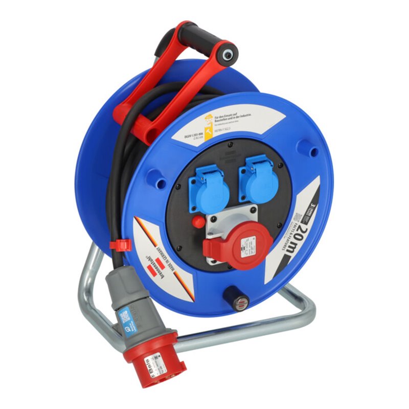 Garant CEE 1 IP44 Industrie/Baustellen-Kabeltrommel 20m H07RN-F 5G2,5