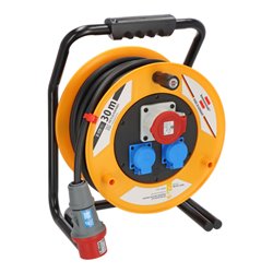 Brobusta CEE 1 IP44 Industrie/Baustellen-Kabeltrommel 30m H07RN-F 5G2,5