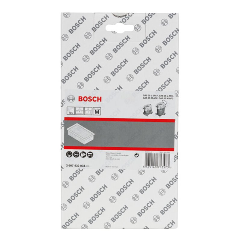 Bosch Flachfaltenfilter Polyester viereckig 6150 cm², 240 x 140 x 56 mm