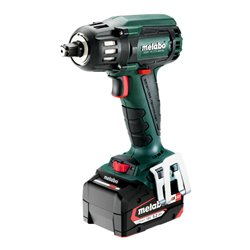 Metabo Akku-Schlagschrauber SSW 18 LTX 400 BL metaBOX 145 18V 2x5.2Ah Li-Power + ASC 55