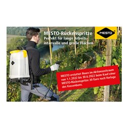 MESTO RS185 Rückenspritze, 18,0 L, Kunststoffpumpe