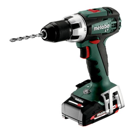 Metabo Akku-Bohrschrauber BS 18 LT Compact metaBOX 145 18V 2x2Ah Li-Power + ASC 55