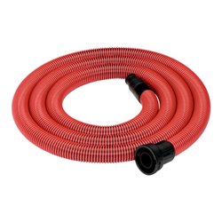 Metabo Saugschlauch, Ø 35 mm, Länge 4,0 m, Anschlüsse 58 mm/ 25 mm innen/ 35/45 mm außen, antistatisch