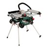 Metabo Tischkreissäge TS 216 mit Untergestell und Trolleyfunktion Karton