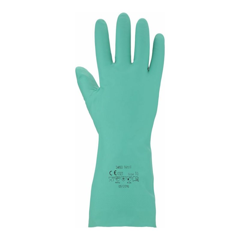 Asatex Nitril-Schutzhandschuh, EN388/374 Kat. III, grün, lebensmittelgeeignet