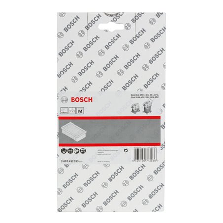 Bosch Flachfaltenfilter Zellulose 6150 cm², 240 x 140 x 56 mm