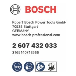 Bosch Flachfaltenfilter Zellulose 6150 cm², 240 x 140 x 56 mm