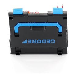 Gedore Werkzeugkoffer L-BOXX 136, Set 36-teilig, gefüllt, Werkzeug für Elektriker, im Kunststoffkoffer, 1100-02