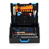 Gedore Werkzeugkoffer L-BOXX 136, Set 58-teilig, gefüllt, Werkzeug für Hand- und Heimwerker, im Kunststoffkoffer, 1100-01