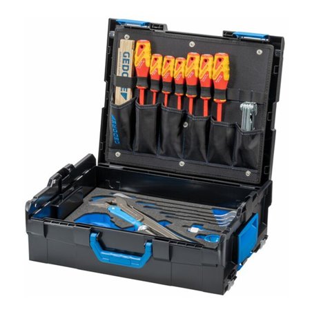 Gedore 1100-03 L-BOXX 136 mit Sortiment Sanitär 44-teilig
