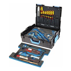 Gedore 1100-03 L-BOXX 136 mit Sortiment Sanitär 44-teilig
