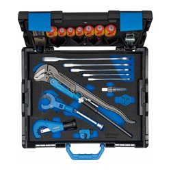 Gedore 1100-03 L-BOXX 136 mit Sortiment Sanitär 44-teilig