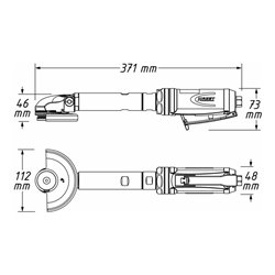 HAZET Tiefenschleifer 9033P-8