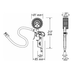 HAZET Reifenfüll-Messgerät 9041-1