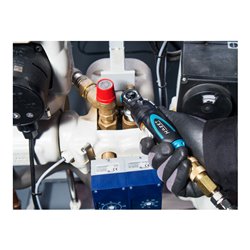 HAZET Mini Ratschenschrauber 9021P-2 Vierkant massiv 10 mm (3/8 Zoll)