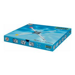 HAZET Kreuzschlüssel 705V Außen-Sechskant Profil 17 x 19 x 21 x Außenvierkant Antrieb 12,5  1/2 Zoll