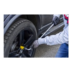 HAZET Ausziehbarer Radmuttern-Schlüssel 772 Vierkant massiv 12,5 mm (1/2 Zoll) Außenvierkant Antrieb 12,5  1/2 Zoll