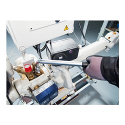 HAZET Ausziehbarer Radmuttern-Schlüssel 772 Vierkant massiv 12,5 mm (1/2 Zoll) Außenvierkant Antrieb 12,5  1/2 Zoll