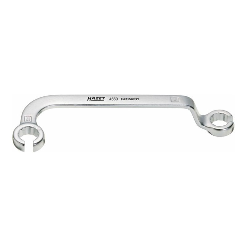HAZET Einspritzleitungs-Schlüssel 4560 Außen-Doppel-Sechskant Profil 17 x 17