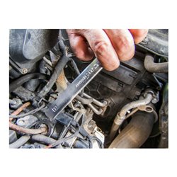 HAZET Einspritzleitungs-Schlüssel 4560 Außen-Doppel-Sechskant Profil 17 x 17