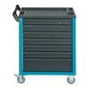 HAZET Werkstattwagen Assistent 177-7, Schubladen flach: 6 x 80 x 527 x 348 mm, Schubladen hoch: 1 x 165 x 527 x 348 mm
