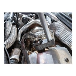 HAZET Lambda-Sonden-Einsatz 4680-5 Doppel-Vierkant hohl 12,5 mm (1/2 Zoll) Außen-Sechskant Profil 22