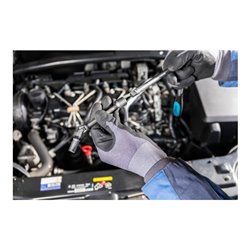 HAZET Glühkerzen-Schlüssel 4760-2 Vierkant hohl 10 mm (3/8 Zoll) Außen-Sechskant Profil 8sup5/sup⁄sub16/sub