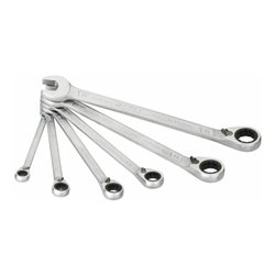 Knarrenringmaulschlüsselsatz 606N/6 6-tlg.SW 8-19mm abgew.HAZET