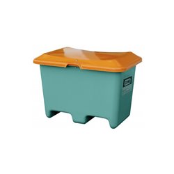 CEMO Streugutbehälter Plus3 unterfahrbar ohne Entnahme grün/orange
