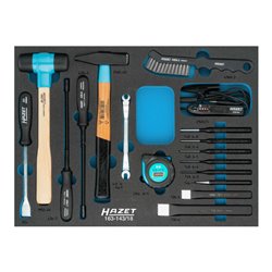 HAZET Universal-Satz 163-143/18 Außen-Sechskant Profil Anzahl Werkzeuge: 17